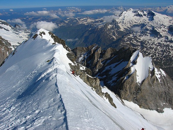 Grande Casse : sortie de la face, la glace est là!