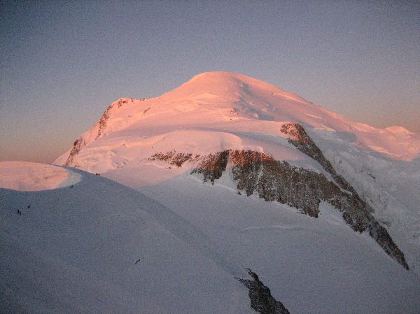 Lever de soleil : Le Mont Blanc en Rose !