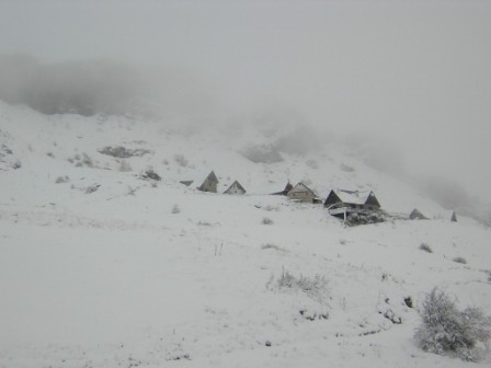 Hameau Forest des Estaris : De la neige mais pas de soleil