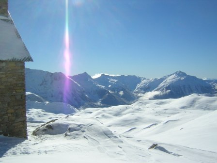 Le Pic de l'Aiguille : Vue plein Sud, avec les grandes classiques, l'Aiguille d'Orcières, la coupa, La Grande Autane, etc.