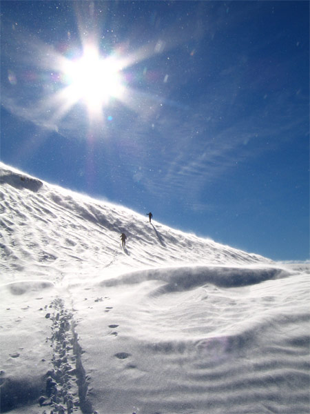 Col de Platé : En arrivant au Col de Platé.
