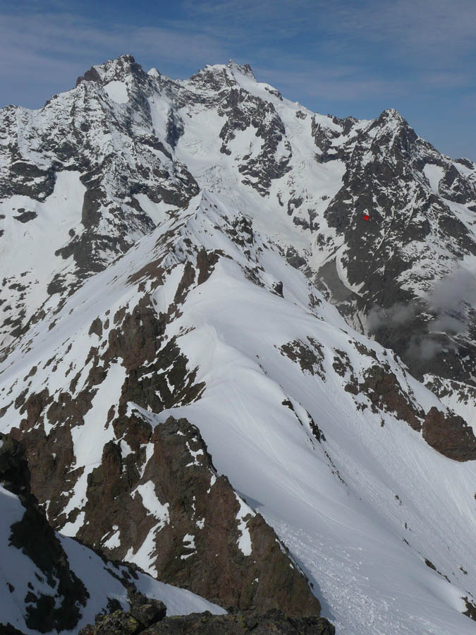 Meije-Gaspard : Les conditions du côté de la Meije : pour ceux qui auraient envie de grand ski