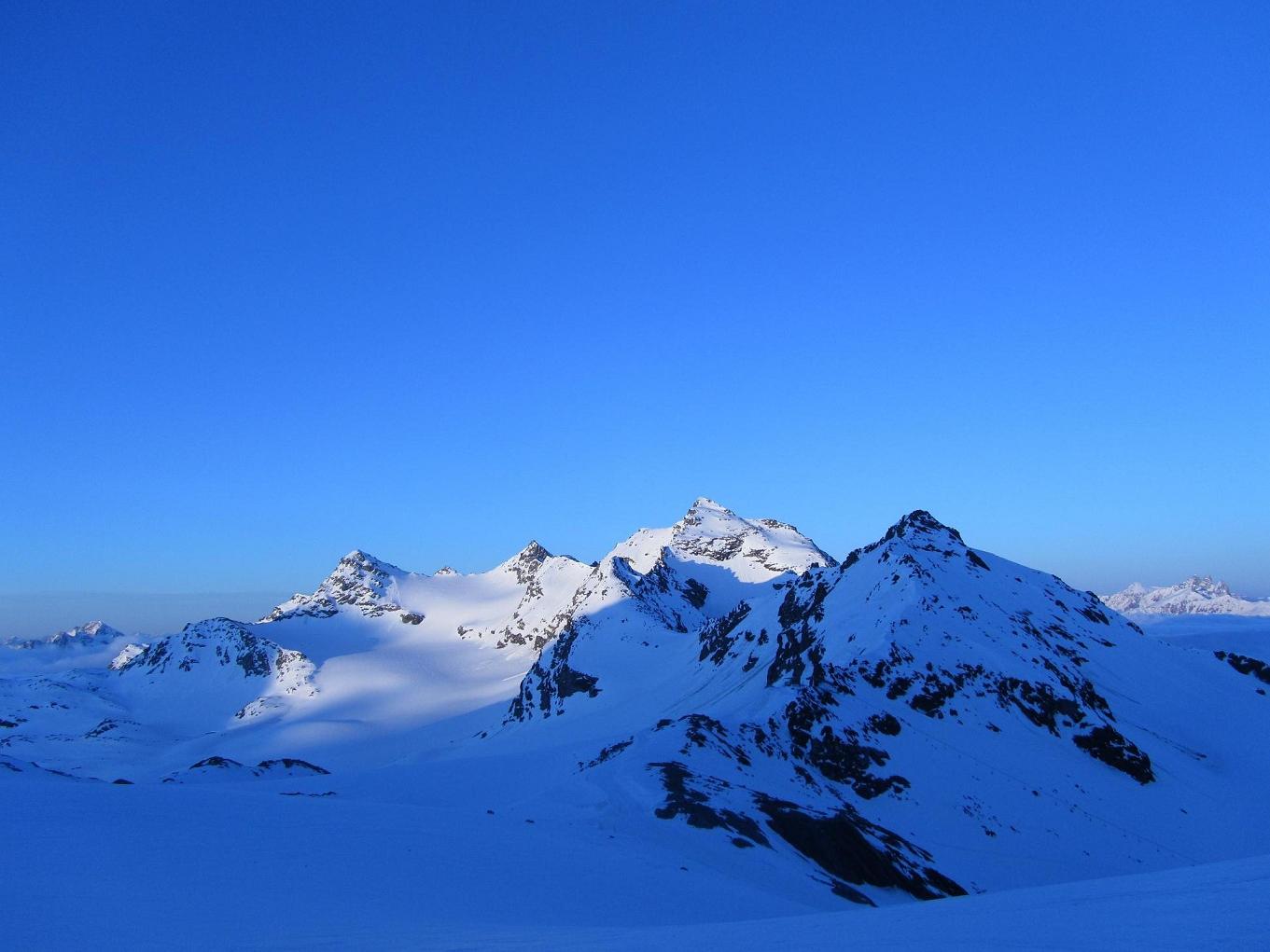 Pointe du Bouchet : depuis le Glacier de Chavière