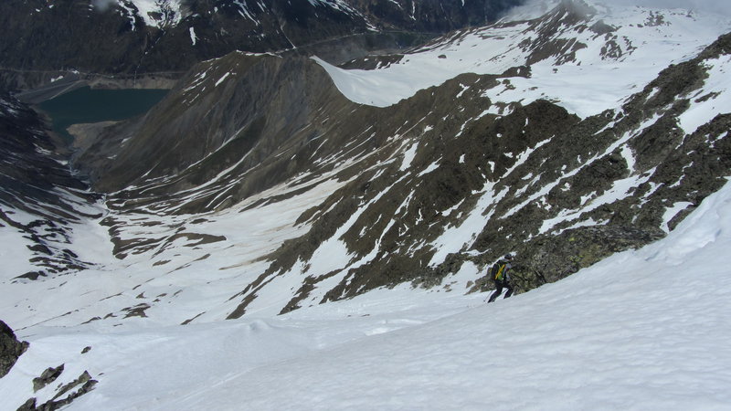le couloir O : en haut du couloir