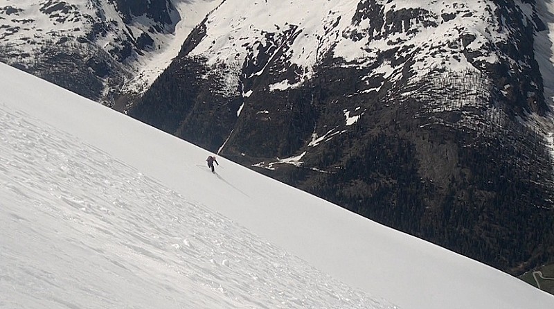 Guillaume : La partie lisse en neige dure