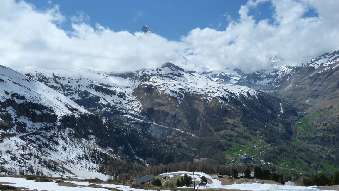 Train du Gornergrat : Le Cervin émerge sur les Hauts de Zermatt