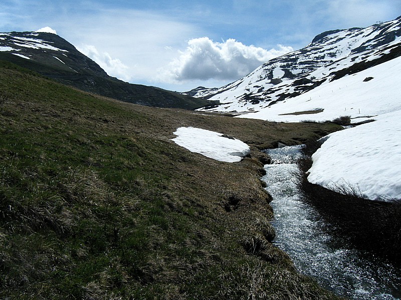 remontée au col Crx de Fer : ah, qu'il est long ton chemin papa...