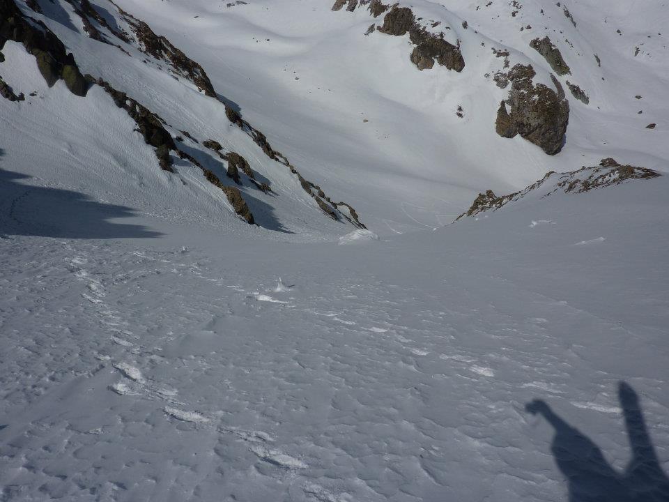 aiguille de la nova 17/5/12 : en montant