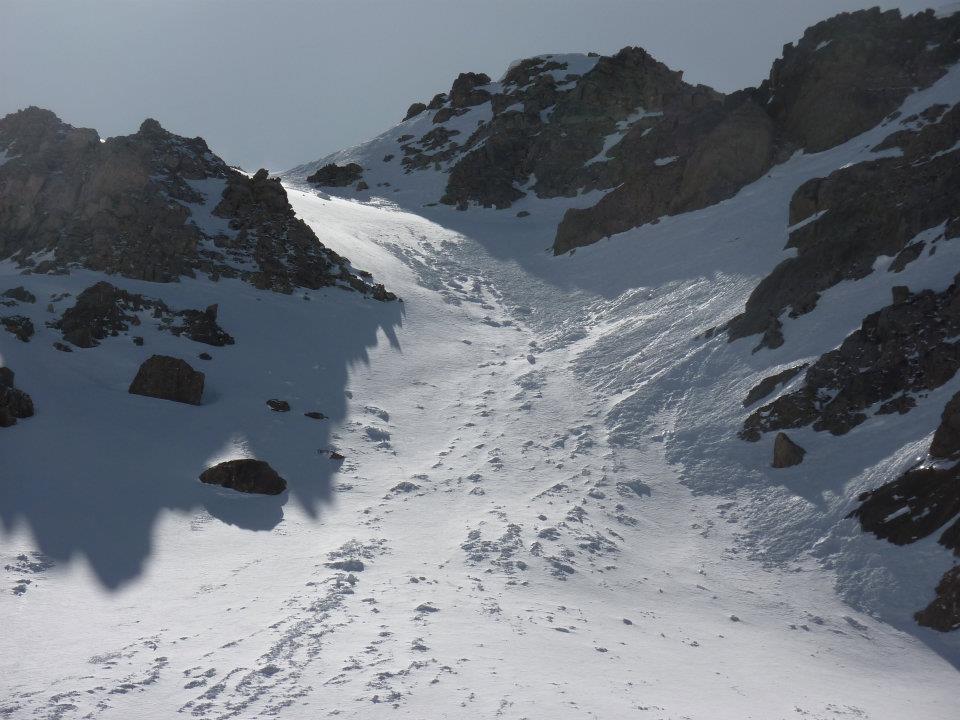 aiguille de la nova 17/5/12 : couloir NW
