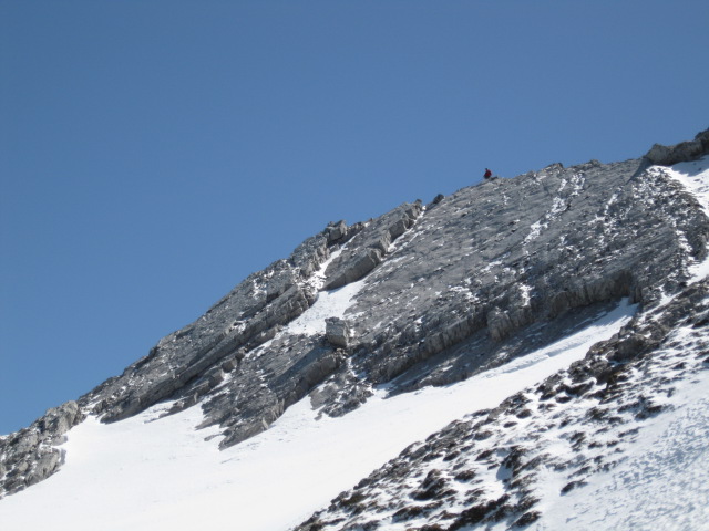 Du monde sur l'arête à Marion