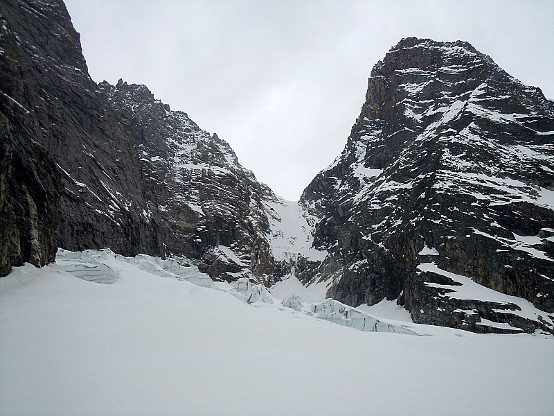 Couloir des Glières : Sale ambiance.