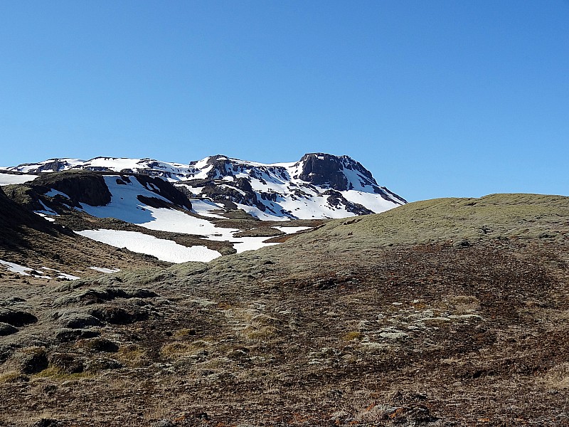 Accés : Vue de la combe Nord