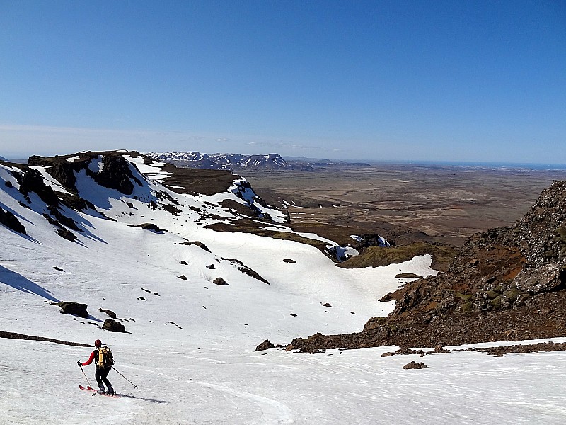 face Sud : 1ère descente face Sud Ouest