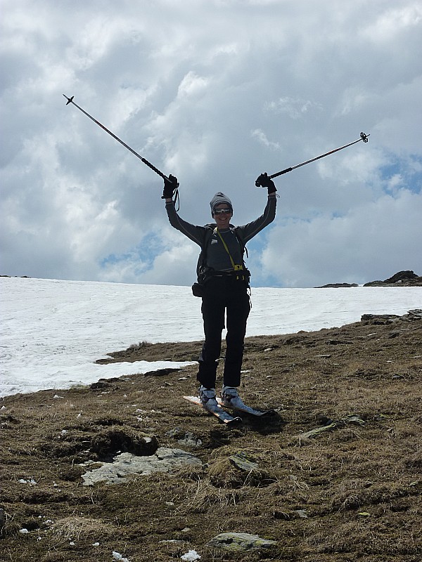 Ski sur herbe, très agréable