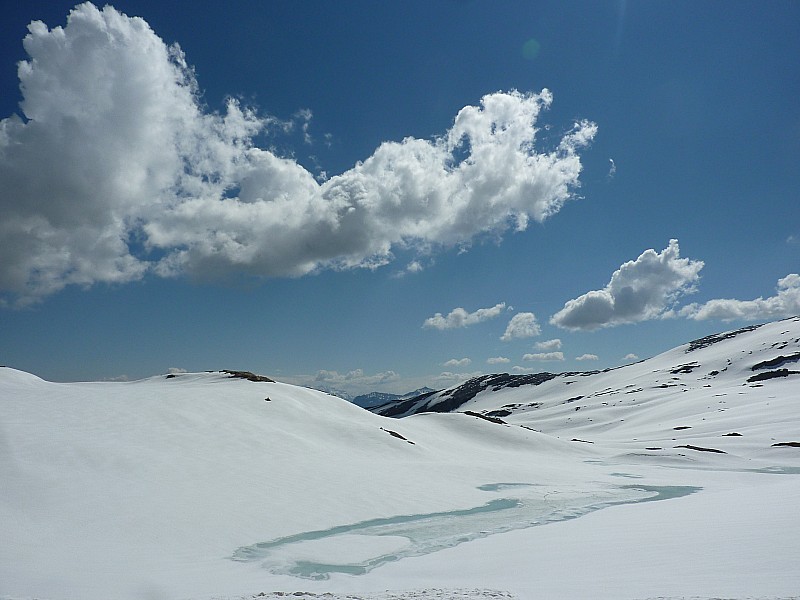 Lac Blanc : Début de dégel