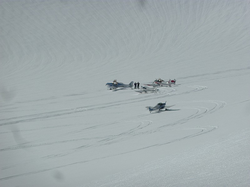Glacier : Pose casse crôute