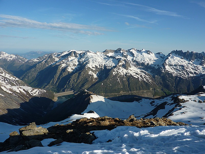 Aiguille de Laisse : Panorama sur la vellée de l'eau d'Olle