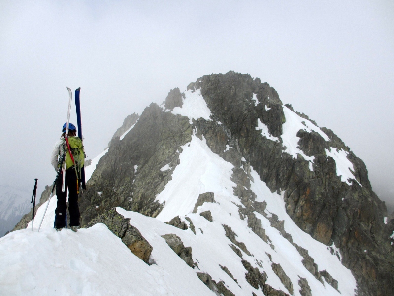 L'Aiguille d'Olle : Presque au soleil !