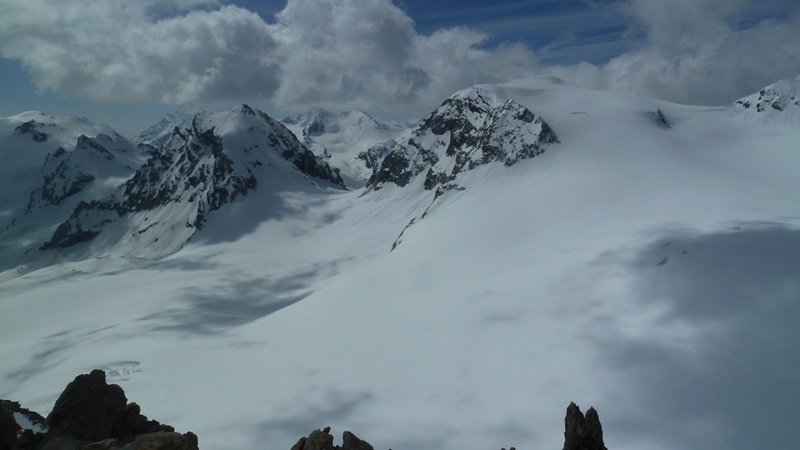 Pointe de Bazel : versant italien