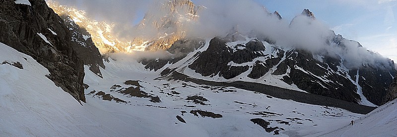 panoramique sur le glacier noir