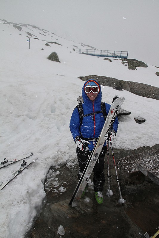Julien : malgré le beau temps annoncé, c'est la tempête de neige