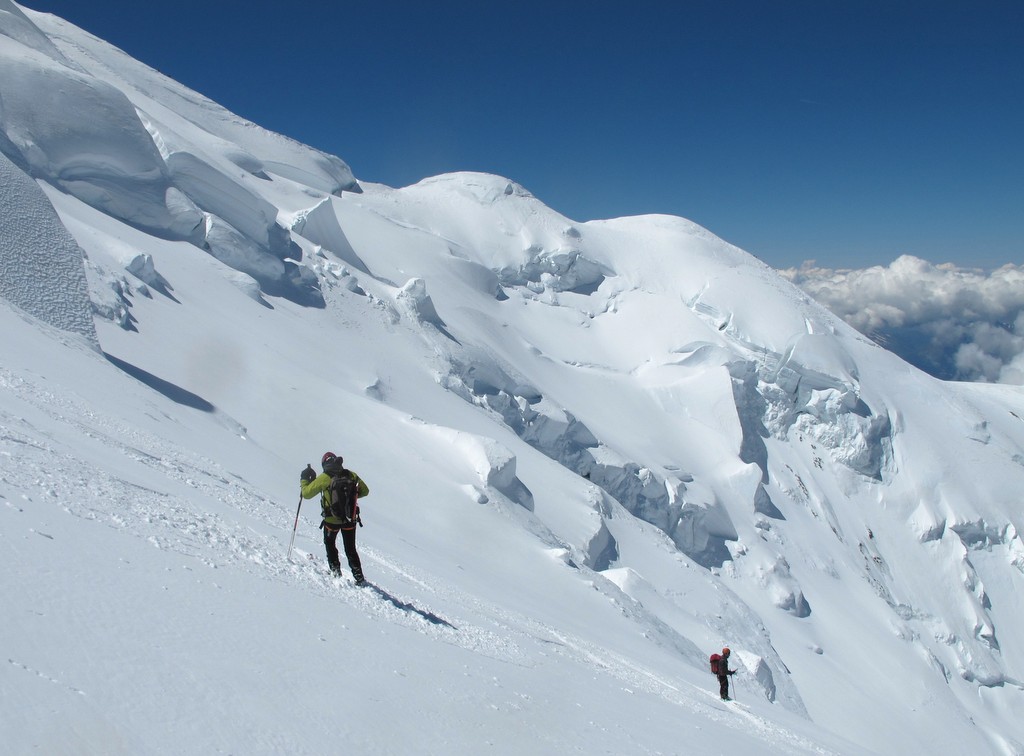 Mont Blanc, versant Nord : Grandiose !