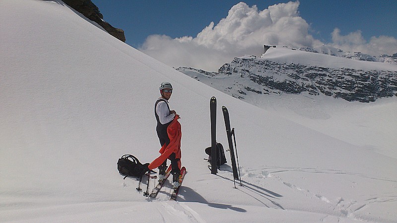 Pointe Francesseti : Vu du col de Bramafan