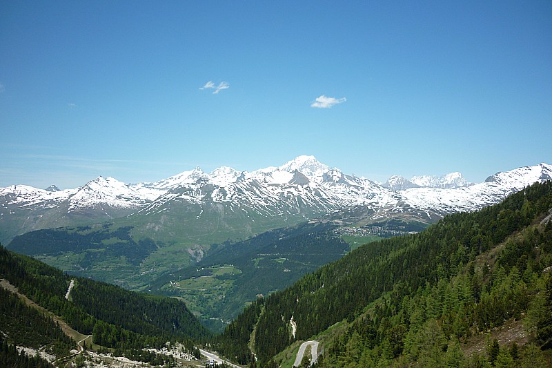 Le mont blanc à l'envers : ...vu des Arcs