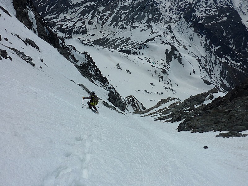Descente : C'est parti pour 600m de descente.
