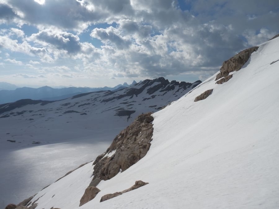 Erance combe Nord : Au dessus du glacier de St Sorlin
