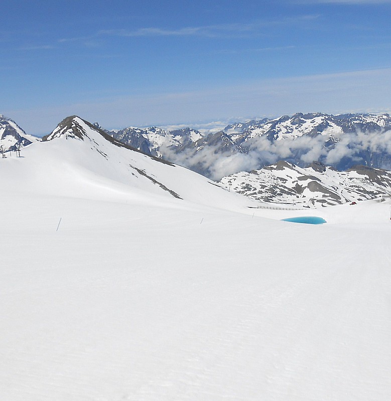 2 alpes : en arrivant vers le sommet