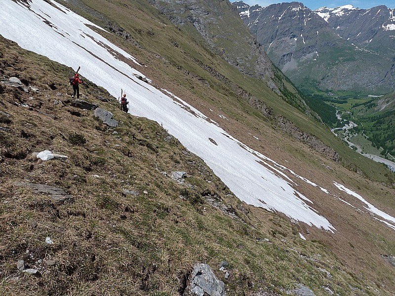 Traversée : : pour rejoindre les derniers névés