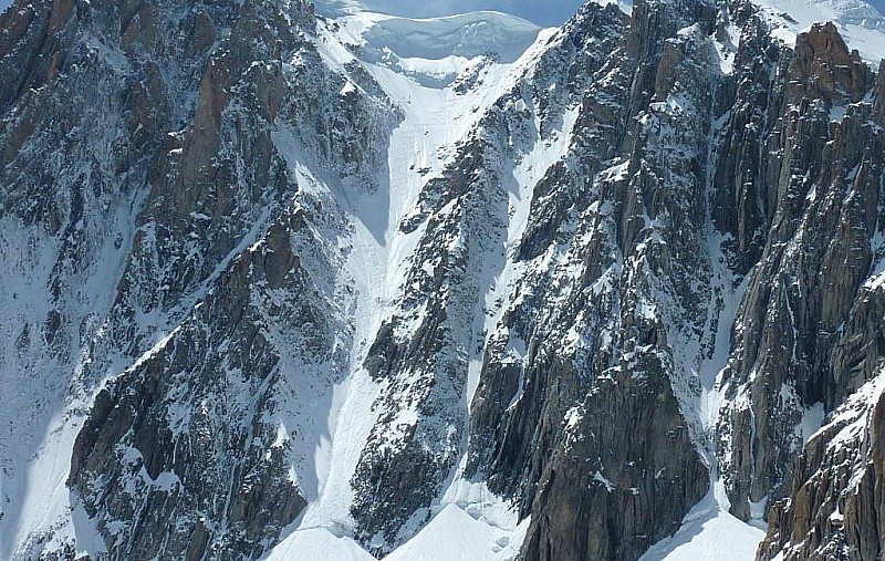 Gervasutti Mt Blanc du Tacul : Skié aujourd'hui.