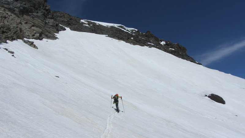 col petite ciam' : Remonter au col de la petite Ciam'