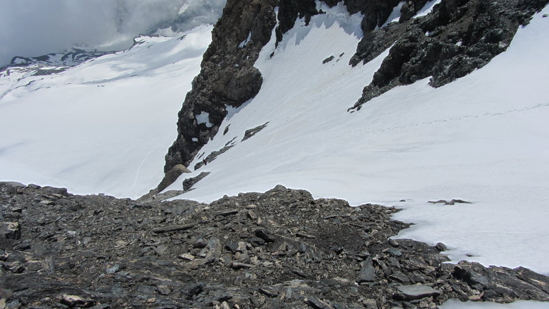 col de la petite ciam : en haut du col