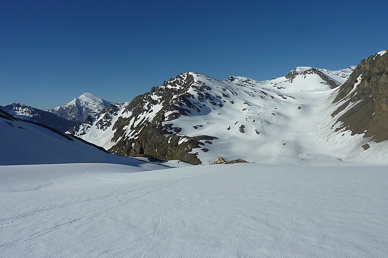en direction du col : déjà chaud !
