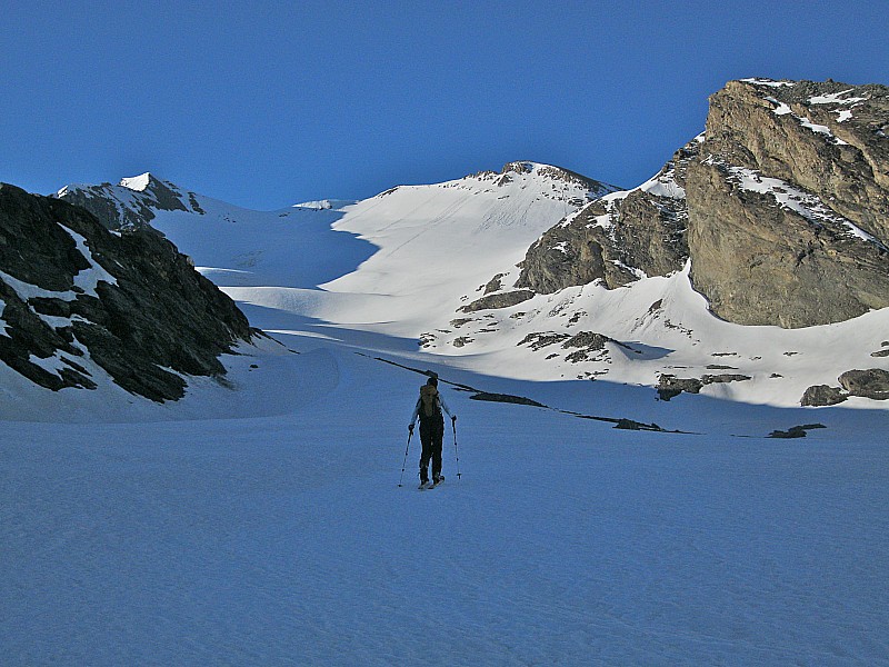 Gde Aiguille Rousse : Glacier des Sources de l'Isère