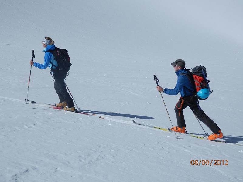 Col du Lys : Courte remontée au Col du Lys : Fabrice