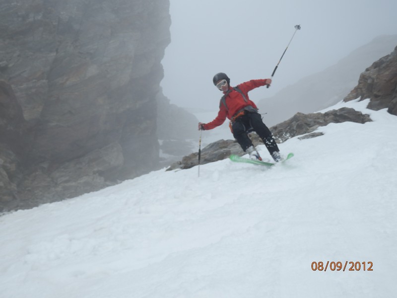 Canale Casati : Mickael en cours de "pédalage" dans le couloir Casati