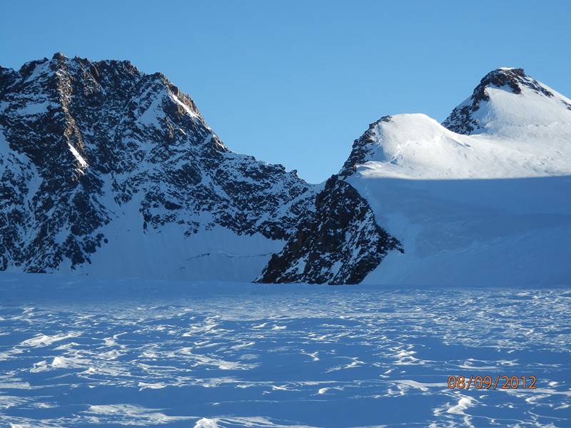 Panorama depuis le Col du Lys : Pointes Dufour et Zumstein depuis le Col du Lys