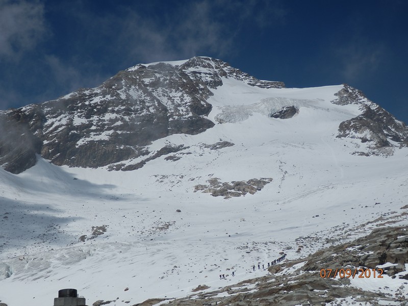Conditions au départ : Punta Giordani