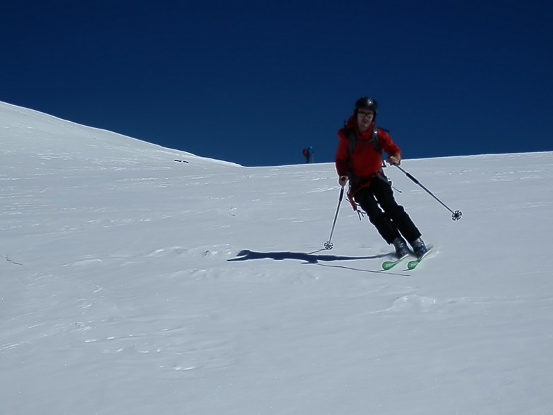 Descente : Mickael attaque la descente