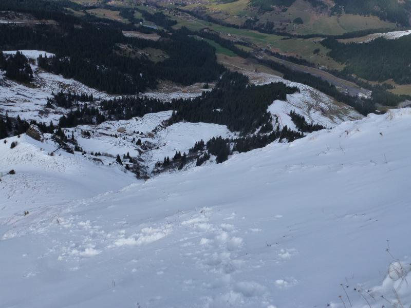 Le Poivre : la partie sommitale, en bonne neige