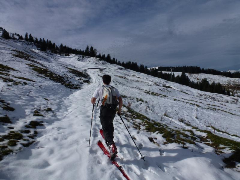 Le Poivre : Pas grand chose jusqu'à 1800m, à se mettre sous les spatules