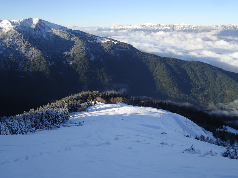 Val Pelouse et la Chartreuse : Bel éclairage ce matin
