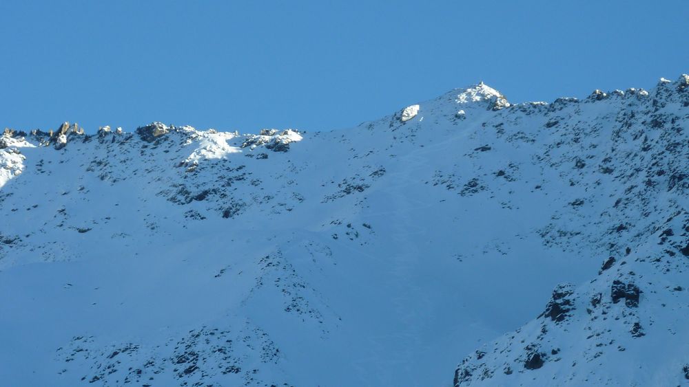 Belle Etoile : tracée par 2 skieurs cet apres midi