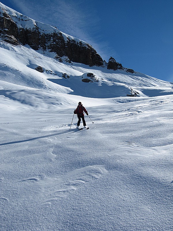 Sous Tête Pelouse : la neige était bonne