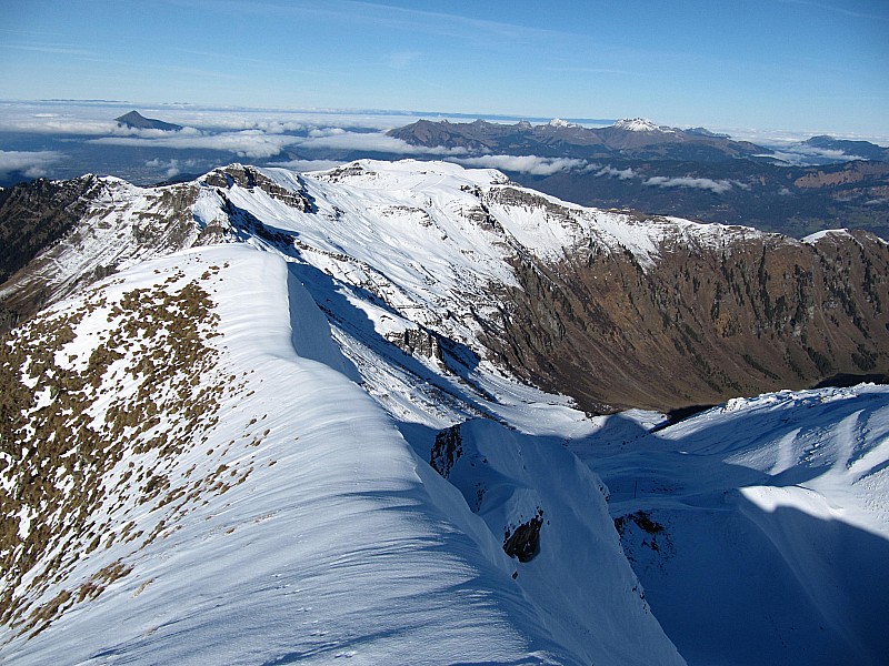 Tête de Véret : et la Combe de Gers.