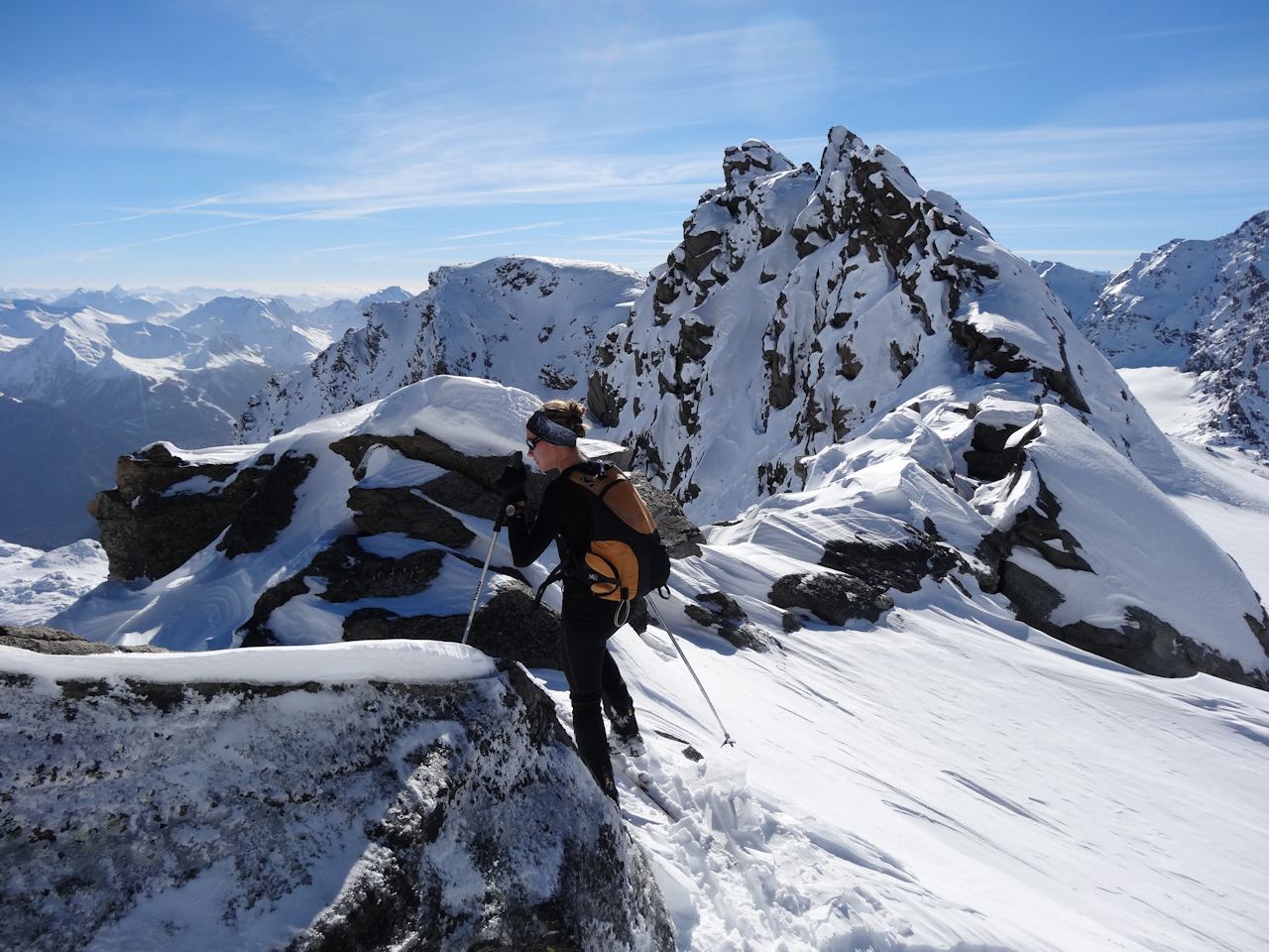 #13 Col de Polset : Le meilleur passage est situé un peu plus au Nord. Col de Polset : Le meilleur passage est situé un peu plus au Nord.
