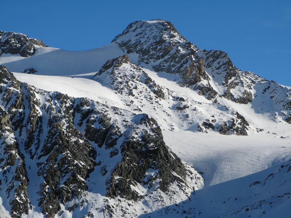 Glacier de Chavière : Pas mal de passage au col de Thorens